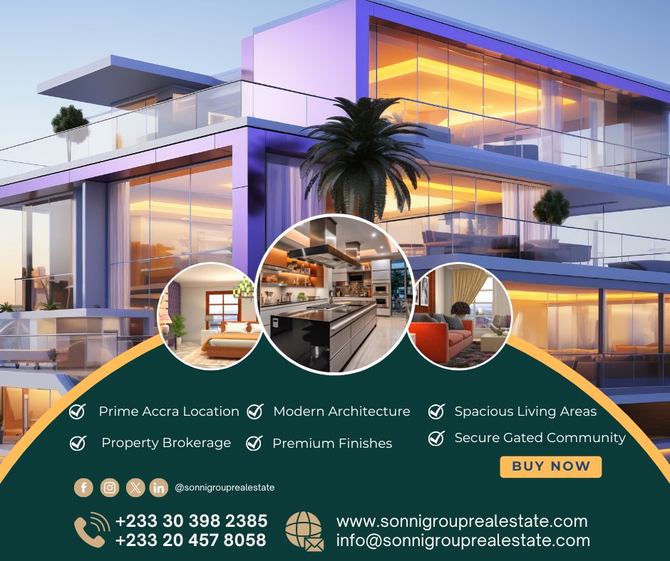 Luxury homes in Accra by Sonni Group Real Estate Ltd