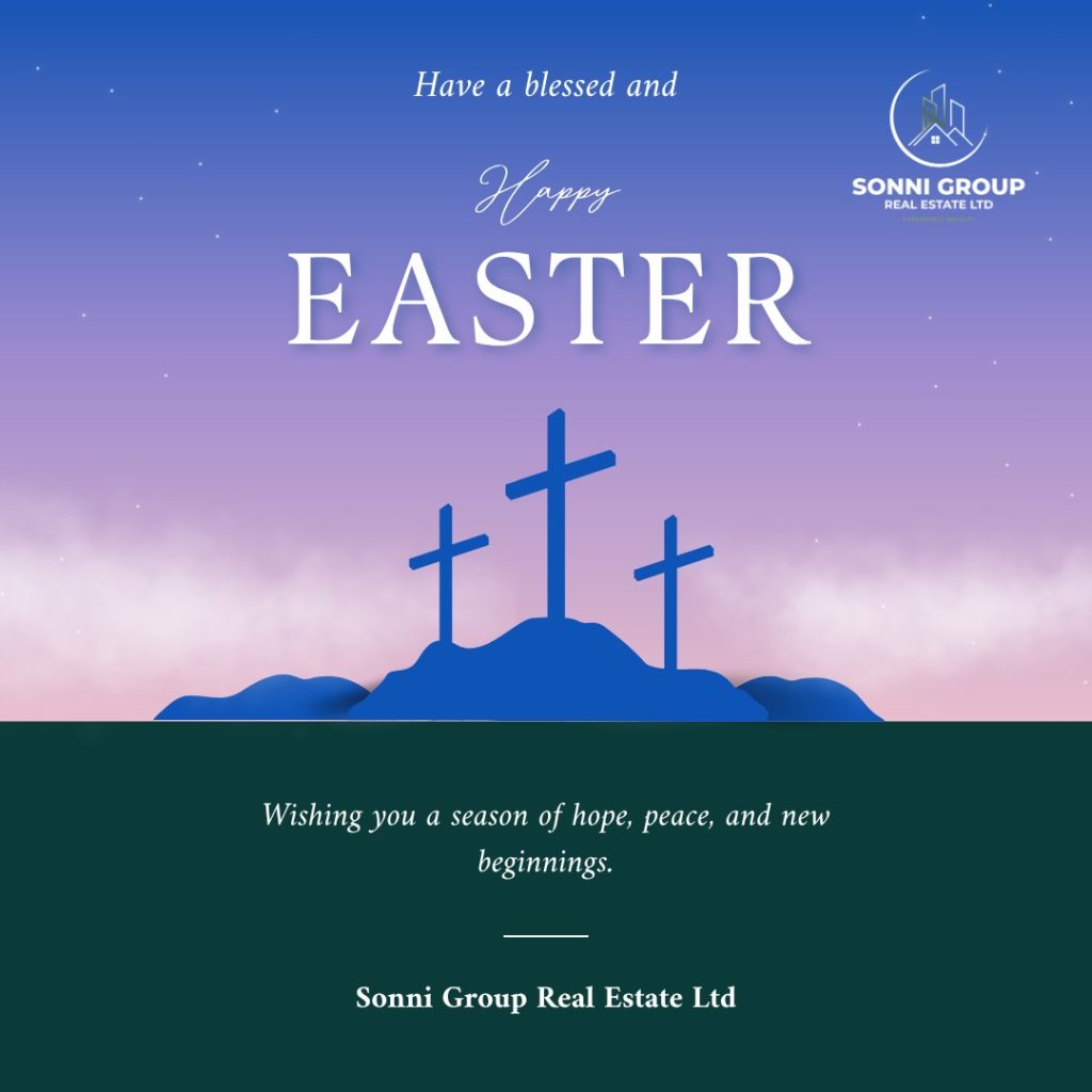 Happy Easter Ghana home ownership and real estate investment message from Sonni Group Real Estate Ltd